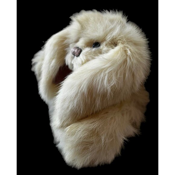 Bunny Rabbit COA Reclaimed Lapin White  Fur Rabbit “Beamer” by Christine Healey - Picture 3 of 10